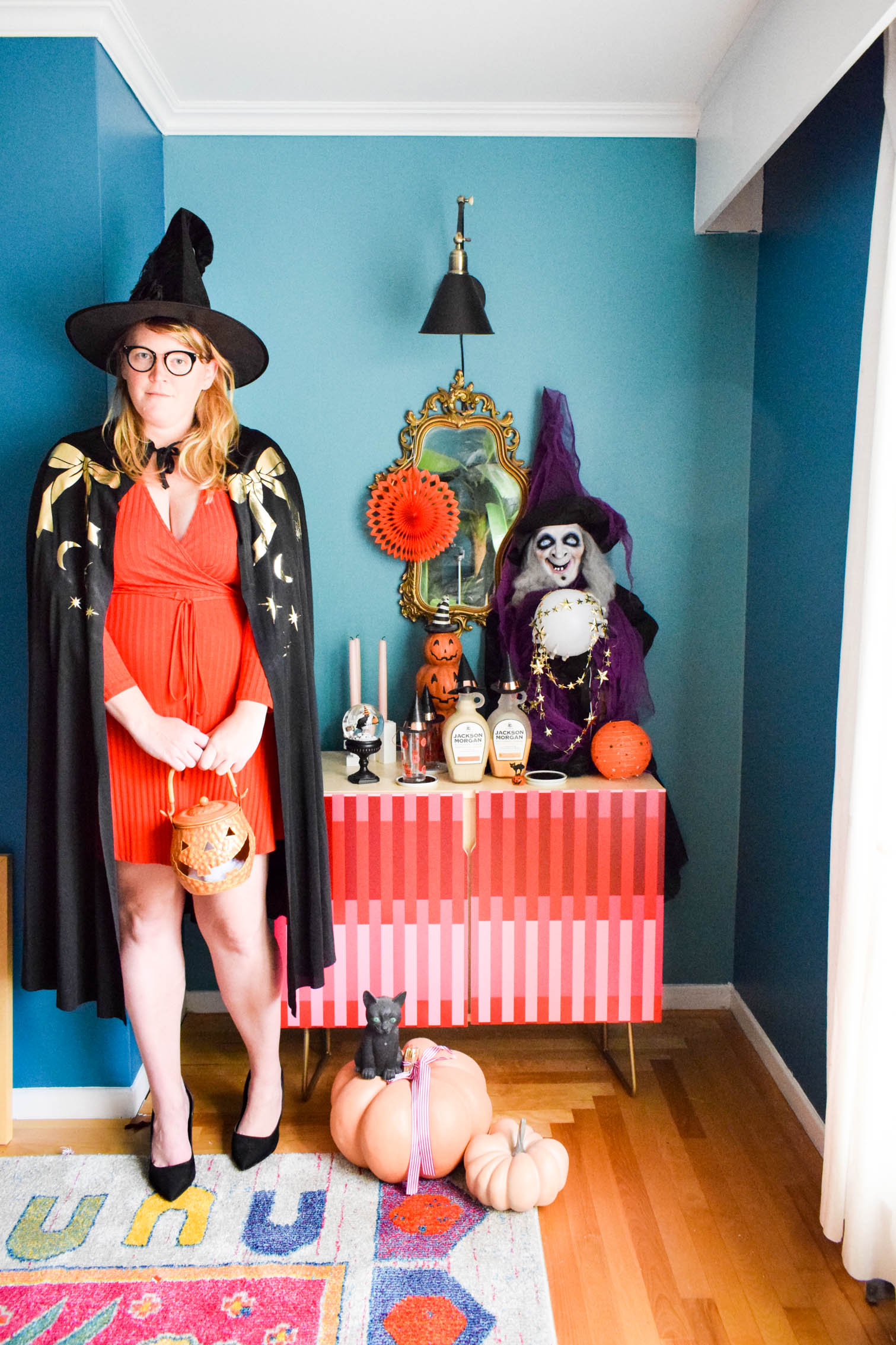 Halloween Home Decor for your bar is as easy as skeletons, Frankenstein and witches! Come see how Jackson Morgan makes the perfect base for each look, and grab some styling tips.