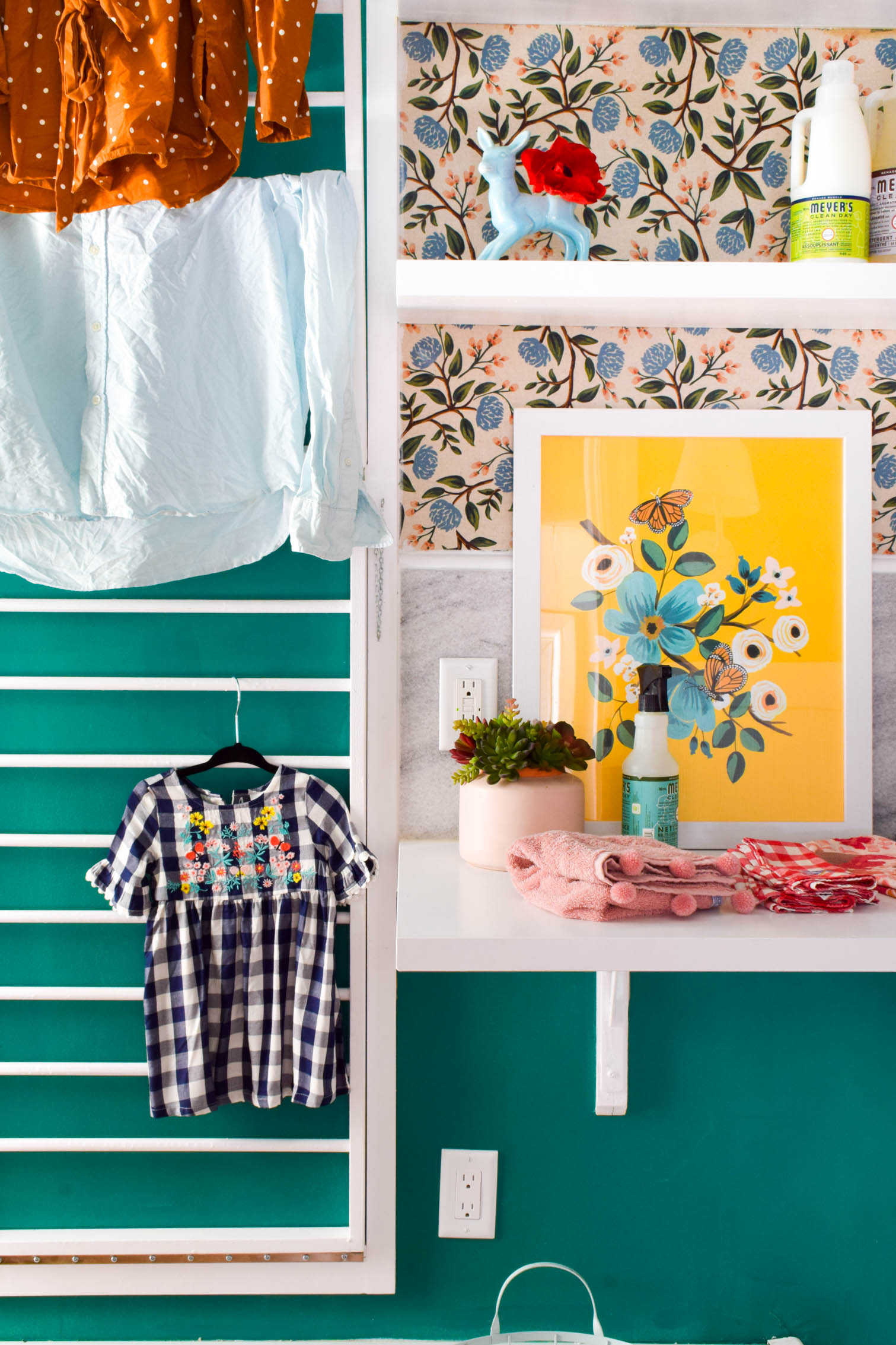 How to Hang Fabric as Wallpaper • PMQ for two