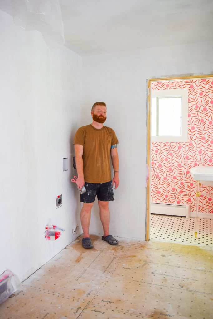 Come see our plans to turn a dysfunctional hallways into the mud room and laundry room of our dreams! Our One Room Challenge Laundry & mud room remodel is one for the books, and you won't want to miss it. 