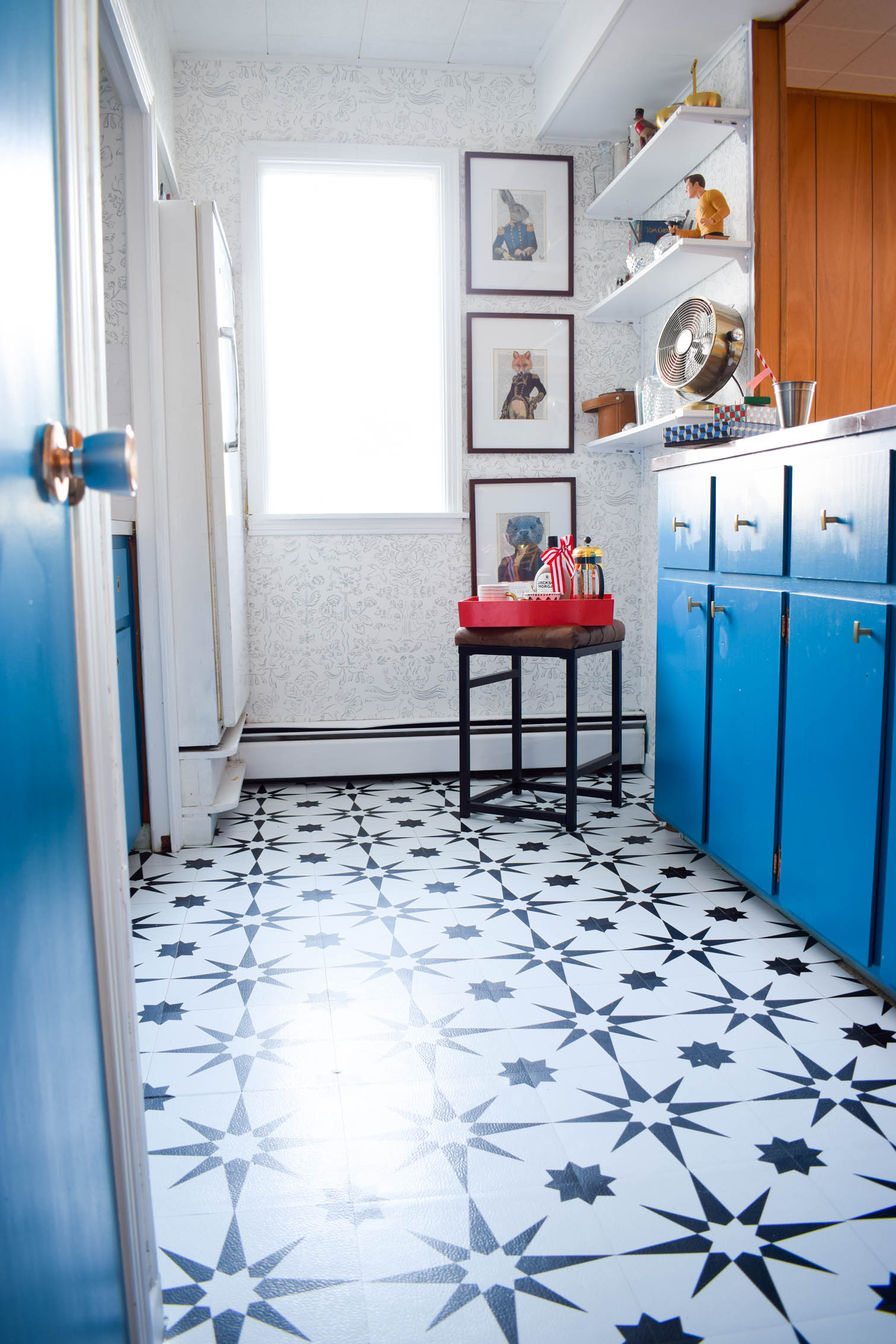 Peel and stick floor tiles are here, and they are the future! They're the perfect solution for renters, budget constraints, or if you just want a new look without the hassle of mortar and grout. My tips on How to install peel and stick floor tiles will show you how easy it is.