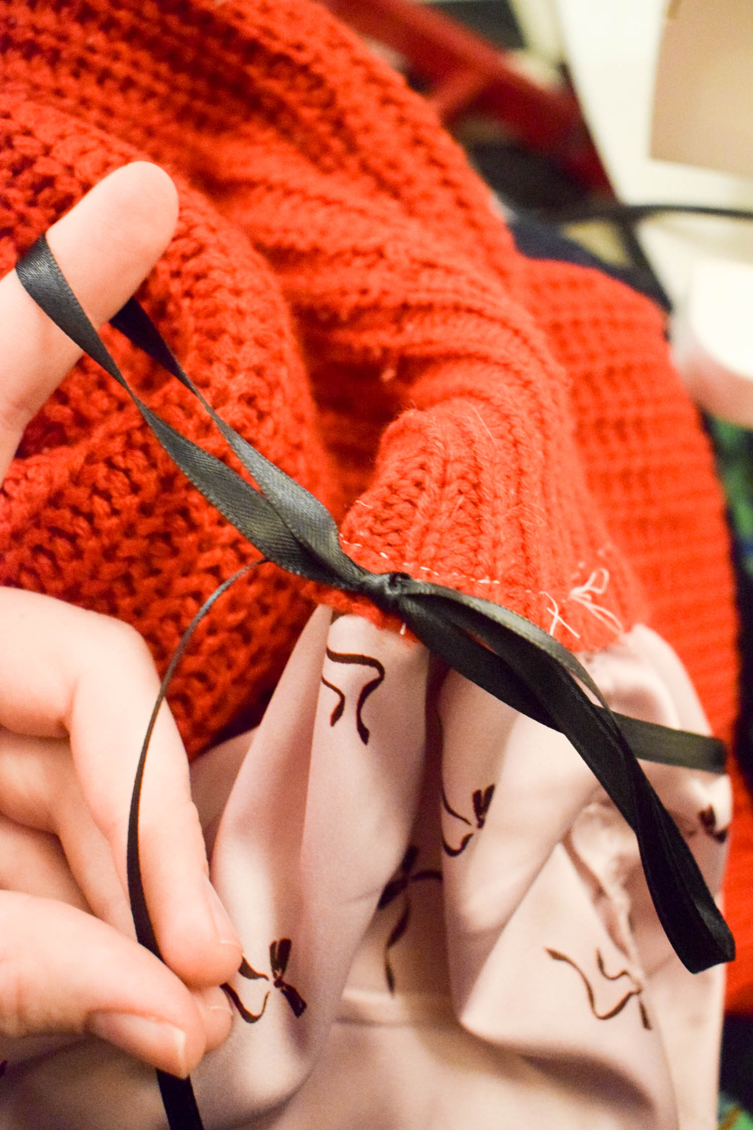 I demistify the pleat in this easy tutorial! My DIY Pleated Ruffle Cuff and Collar are an easy addition to a sweater for a little pizzazz.