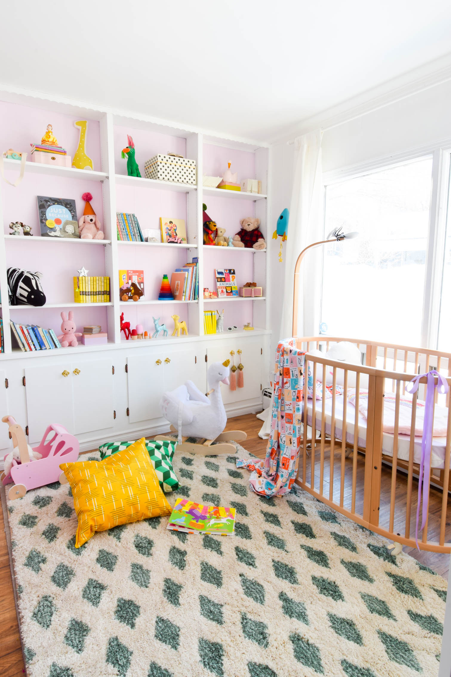 We love a rainbow nursery. From literal rainbows, to every single colour IN the rainbow. Come see how to put it all together for your little ones.