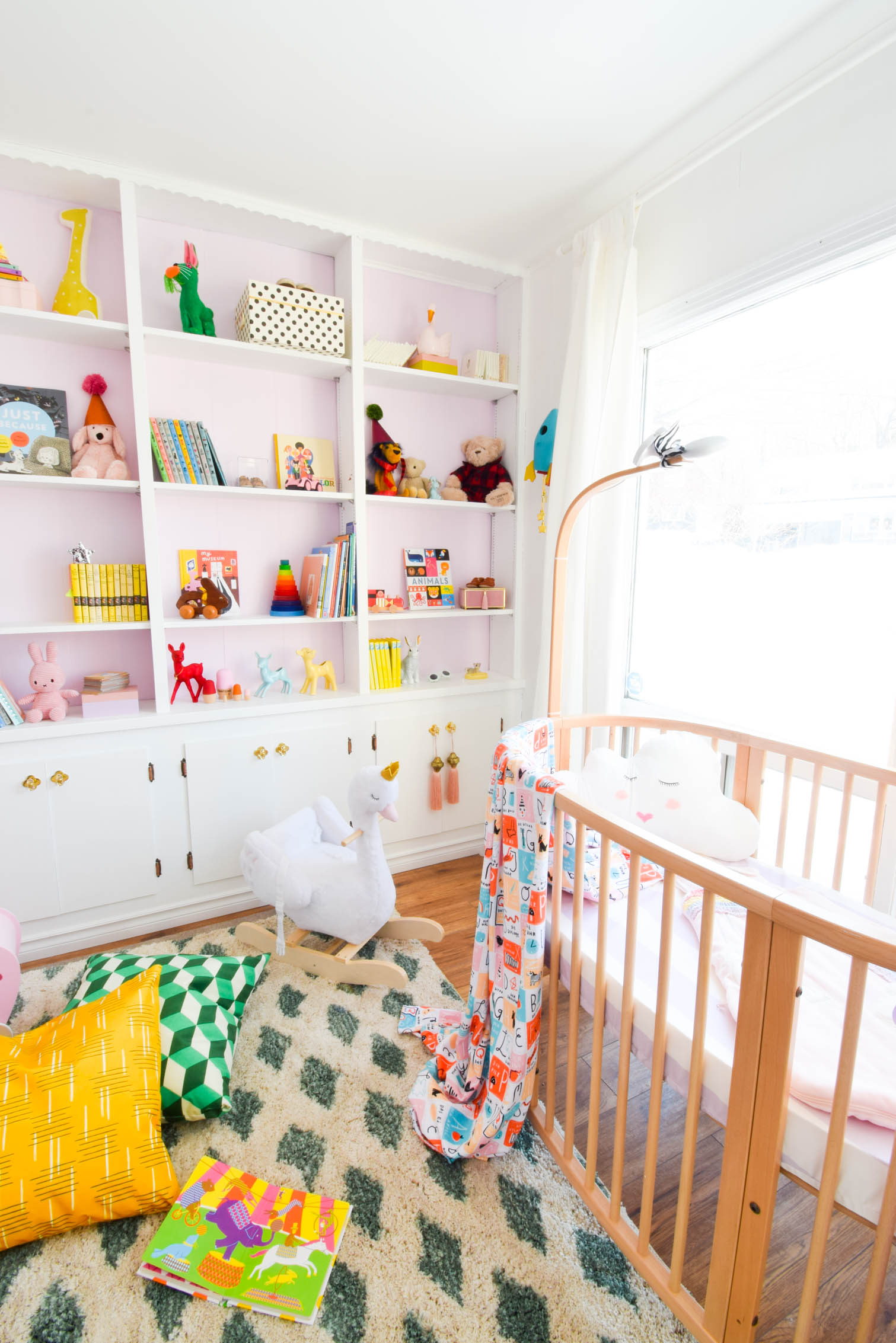 We love a rainbow nursery. From literal rainbows, to every single colour IN the rainbow. Come see how to put it all together for your little ones.