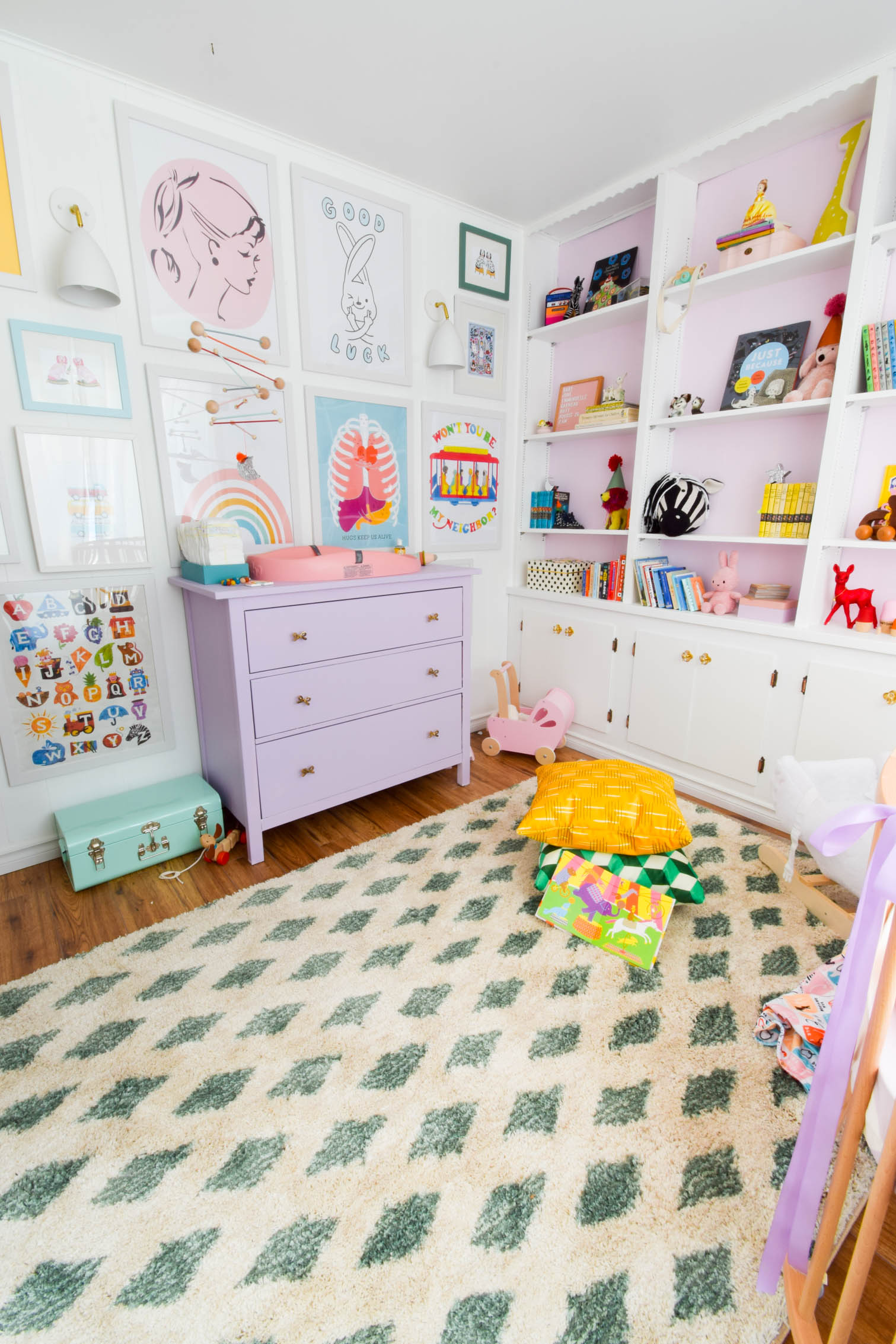 We love a rainbow nursery. From literal rainbows, to every single colour IN the rainbow. Come see how to put it all together for your little ones.