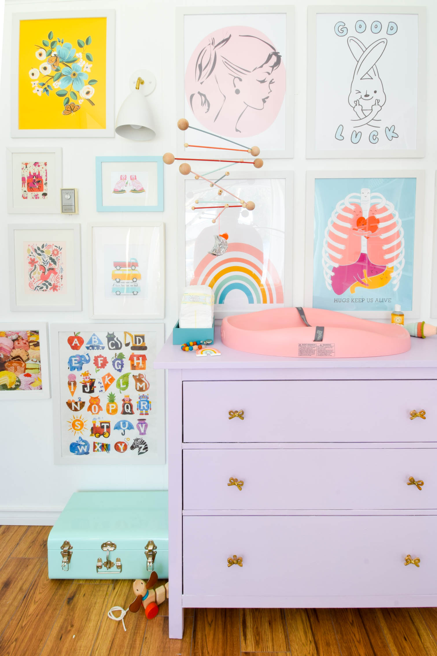 We love a rainbow nursery. From literal rainbows, to every single colour IN the rainbow. Come see how to put it all together for your little ones.