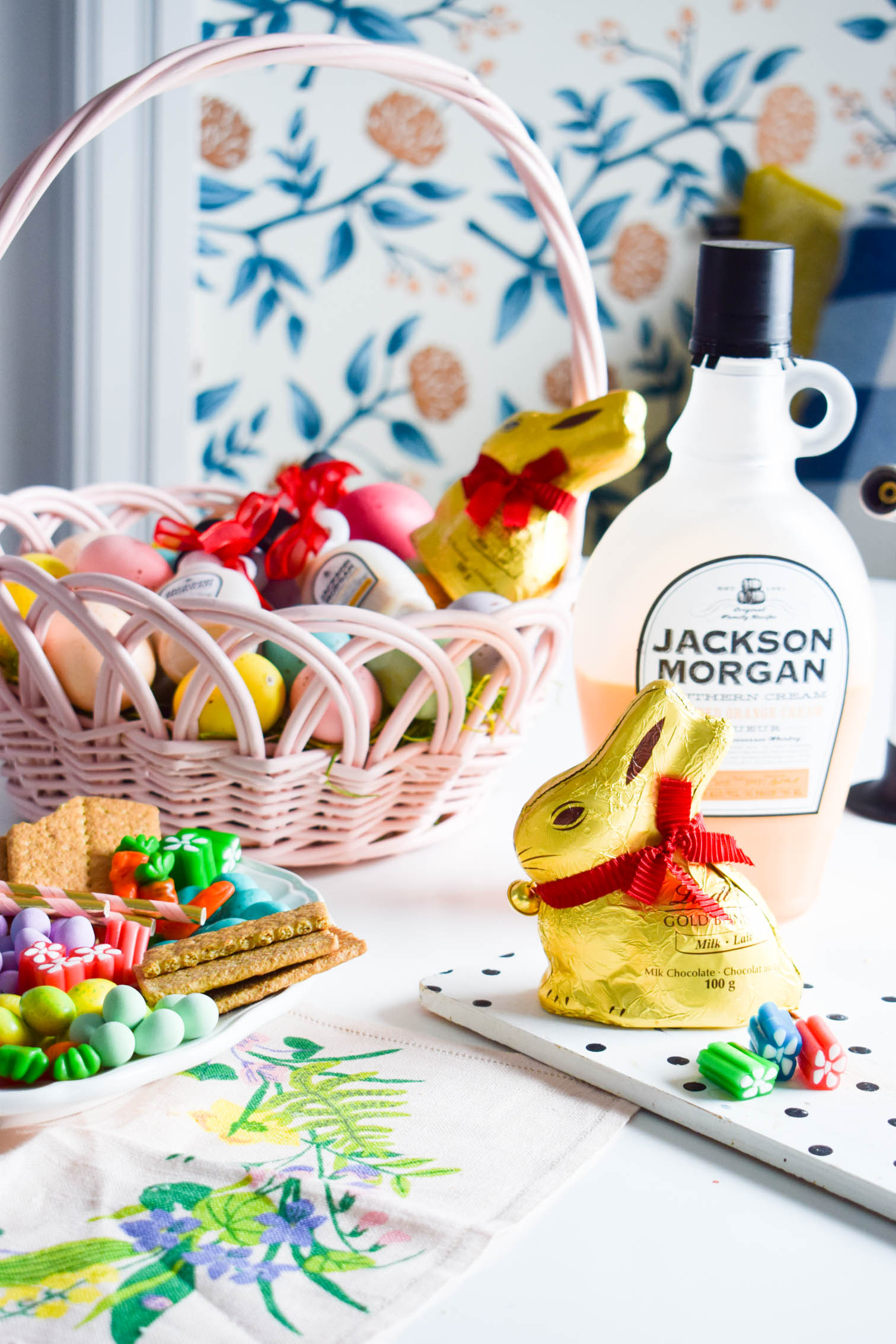 Put a fun twist on the classic chocolate bunny easter cocktail, and add a candy flower crown or make s'mores with your cocktail! 