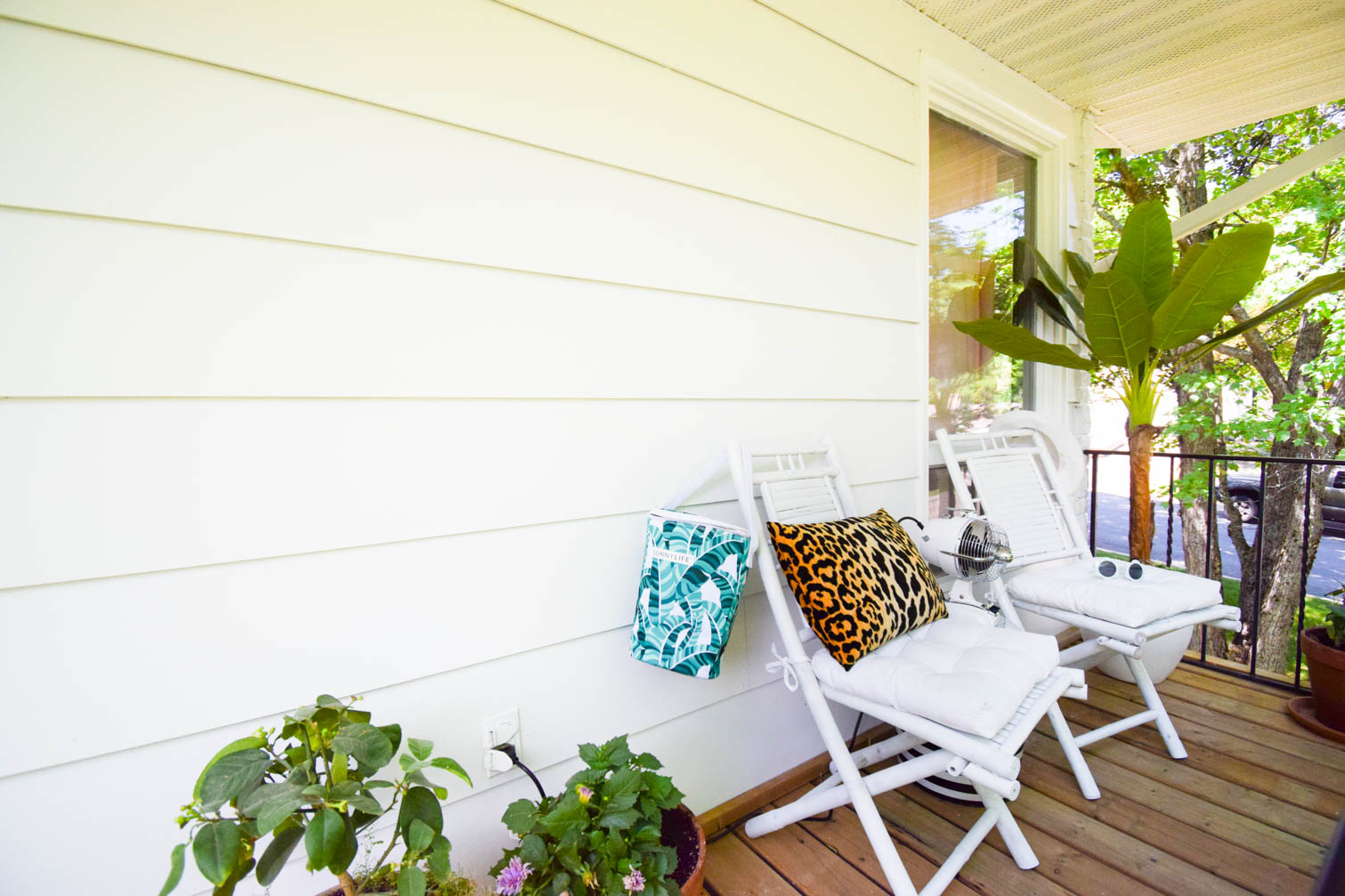 We completely redid our balcony deck using multydeck tiles, available at our local Home Depot. Create a floating deck on any surface with no permits!