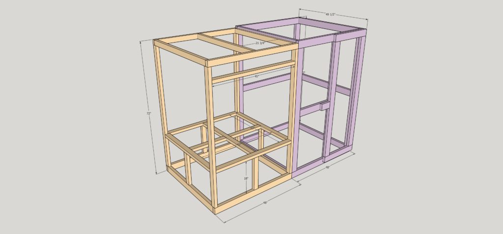 Our urban hen keeping journey began with the coop! We've got our modular urban chicken coop plans, cut list, and more on the blog!