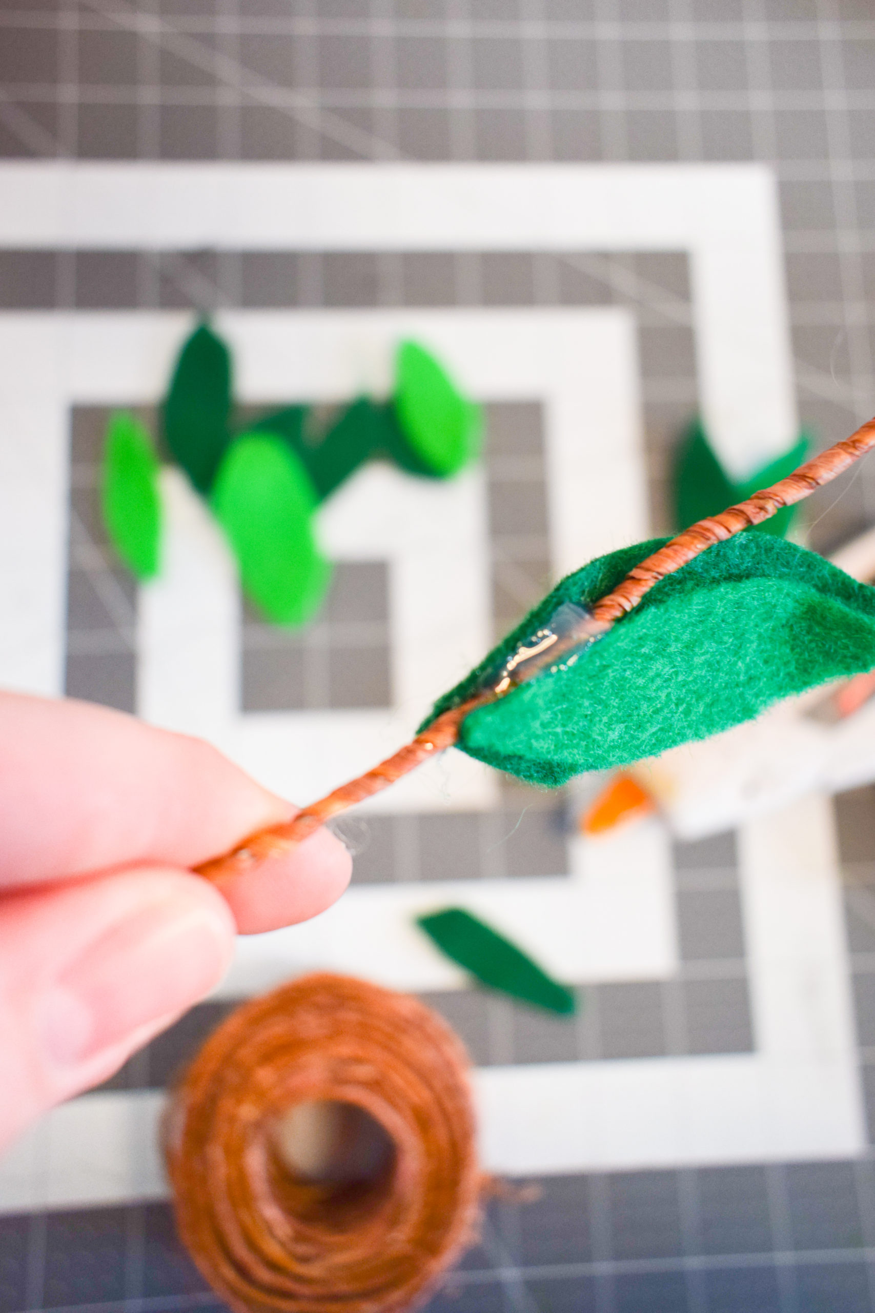 Create a toddler friendly spring arrangement using crafting wire, felt, and some little birds. Don't forget the perfect crafting scissors too!